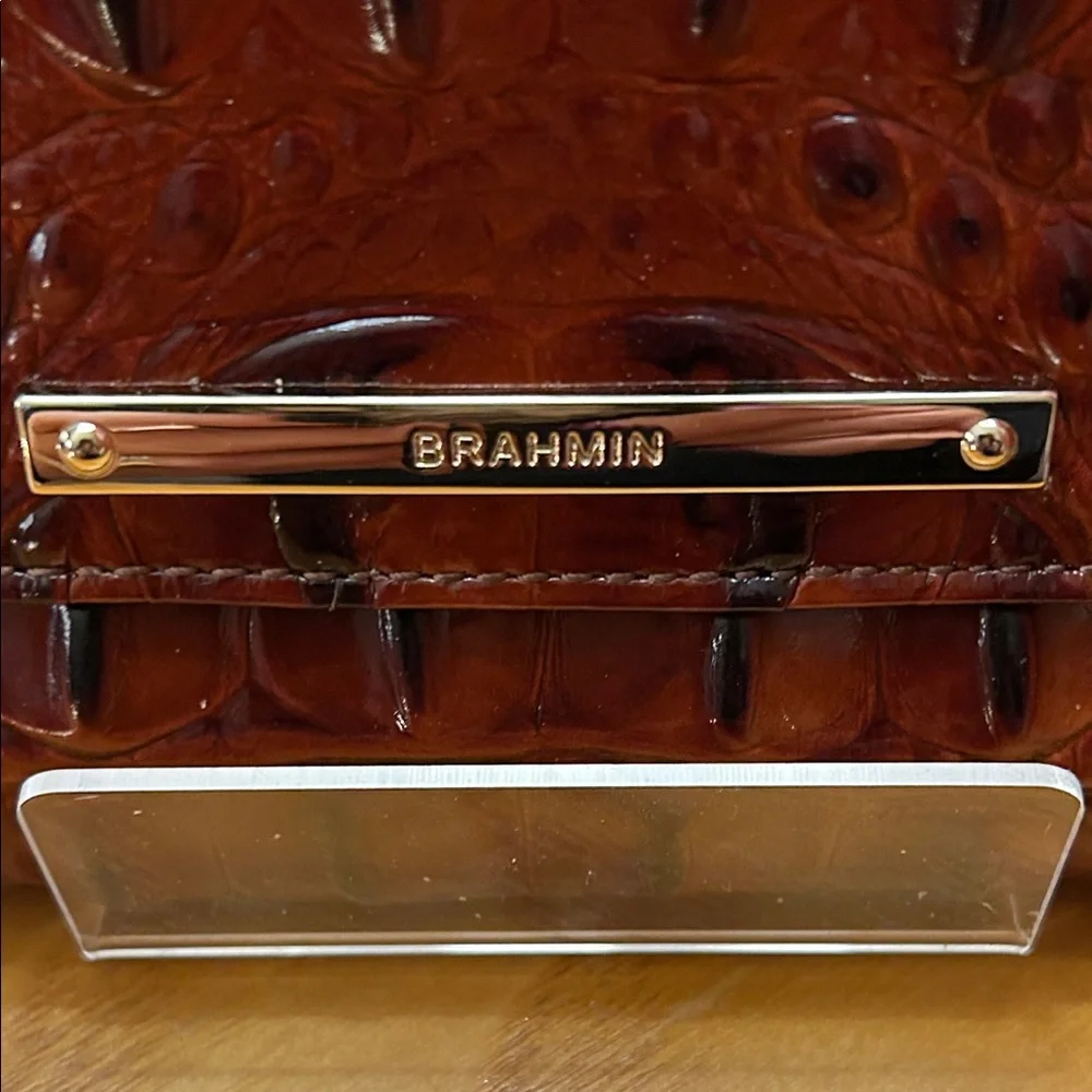 Brahmin Pecan Checkbook Wallet NWOT